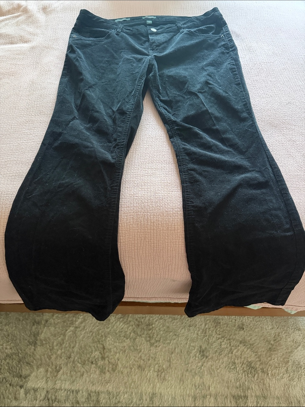 wild fable Black Wide Leg Corduroy Jeans